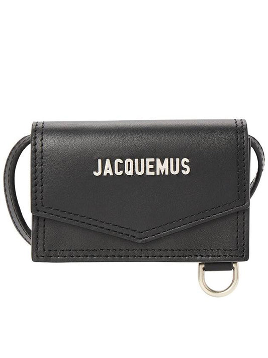 Le Porte Azur Envelope Pouch Bag Black - JACQUEMUS - BALAAN 2