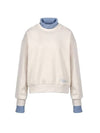 Playable sleeve color combination sweatshirt MW3WE411 - P_LABEL - BALAAN 1