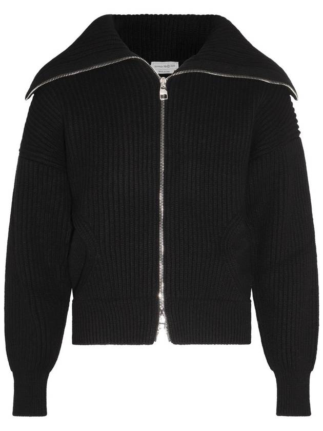 23 fw Black Wool Cashmere Blend Cardigan 760751Q1RTN1000 B0480476489 - ALEXANDER MCQUEEN - BALAAN 1