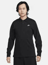 Club Long Sleeve Knit Polo Black Asia FQ3418 010 - NIKE - BALAAN 2