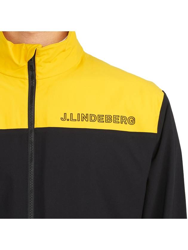 Men's Golf Bridge Rain Jacket Black - J.LINDEBERG - BALAAN 11