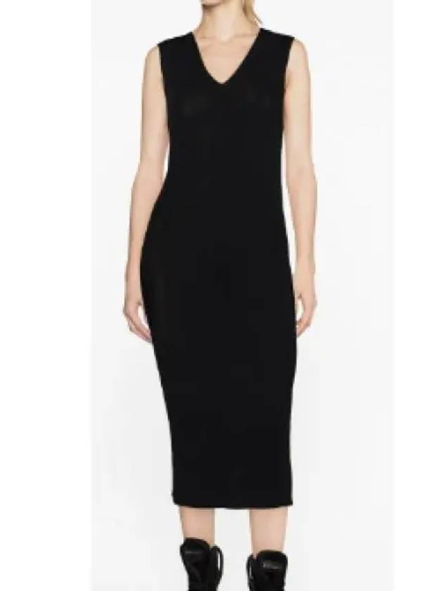 Women's Sleeveless Midi Dress Black - MONCLER - BALAAN 2