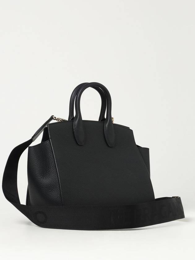 Studio Soft Top Handle Tote Bag Black - SALVATORE FERRAGAMO - BALAAN 4