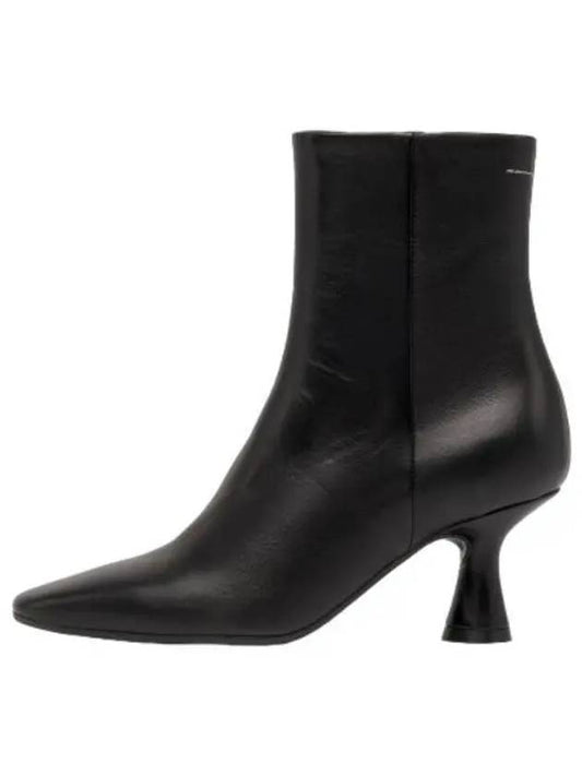 MM6 pointed heel ankle boots black - MAISON MARGIELA - BALAAN 1