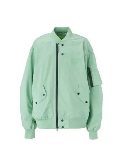 Lily Pattern Bomber Jacket Green - ONITSUKA TIGER - BALAAN 2