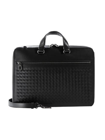 Intrecciato Brief Case Black - BOTTEGA VENETA - BALAAN 1