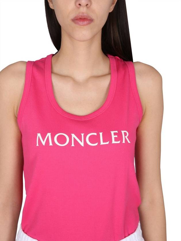 Moncler Top With Logo Print - MONCLER - BALAAN 4