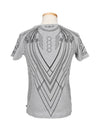 Skull Graphic Print Short Sleeve T-Shirt Gray - PHILIPP PLEIN - BALAAN 4