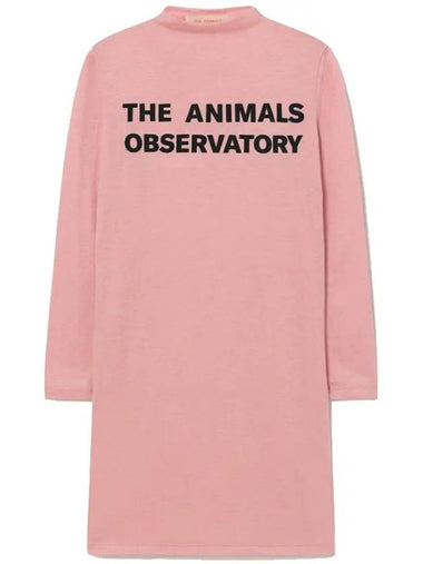 Kids Signature Logo One Piece Pink F22013 152BG - THE ANIMALS OBSERVATORY - BALAAN 1