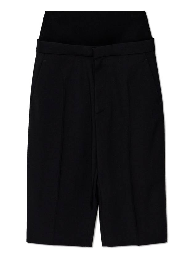 Alaïa Pleated Shorts, Women's, Black - ALAIA - BALAAN 1