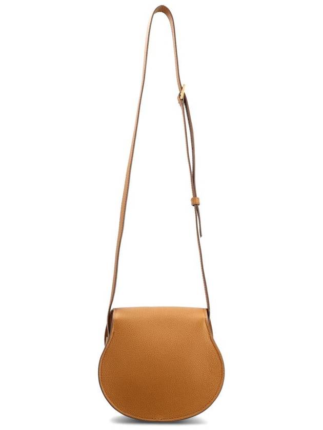 Marcie Saddle Small Grained Leather Cross Bag Brown - CHLOE - BALAAN 4