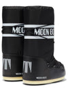 Logo Fabric Icon Nylon Snow Winter Boots Black - MOON BOOT - BALAAN 3