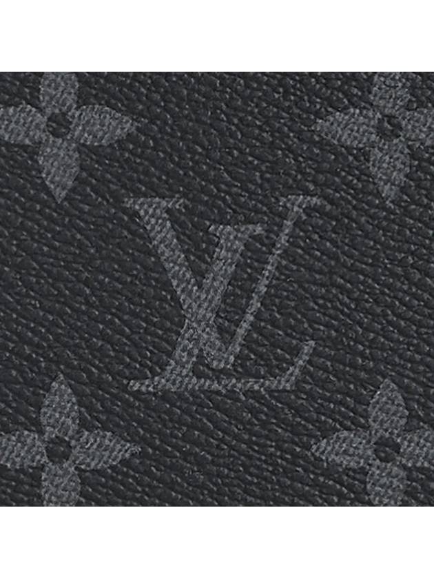 Keepall 55 Bandouliere Monogram Eclipse Duffel Bag Black - LOUIS VUITTON - BALAAN 5