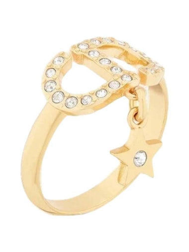 Petit CD Lucky Charms Ring Gold - DIOR - BALAAN 1