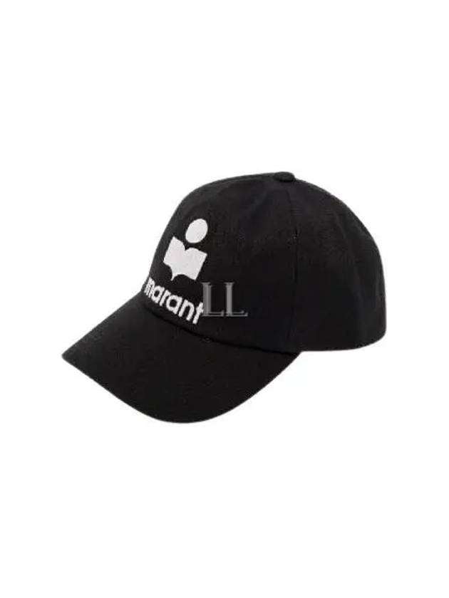 Tyron Logo Cotton Ball Cap Black - ISABEL MARANT - BALAAN 2