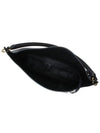 Tag Calfskin Hobo Shoulder Bag Black - SAINT LAURENT - BALAAN 7