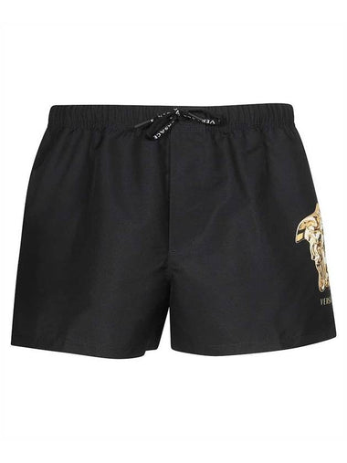 Medusa Swim Shorts Black - VERSACE - BALAAN 1