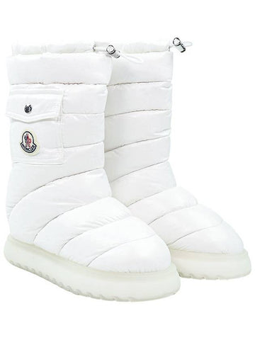 Women s Logo Patch Pocket Padded Boots 4H00070 M2707 001 - MONCLER - BALAAN 1