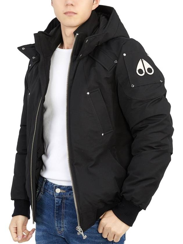 Ballistic Hooded Down Bomber Padding Black - MOOSE KNUCKLES - BALAAN 7