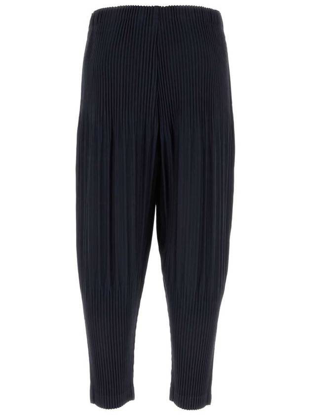 Pleated Basic Tapered Straight Pants Navy - ISSEY MIYAKE - BALAAN 3