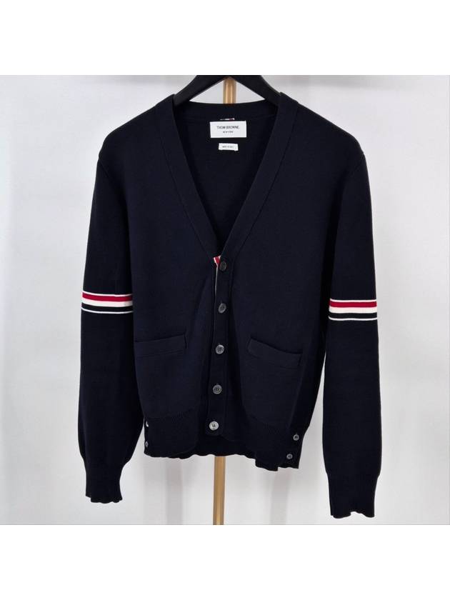 Milano stitch armband cardigan - THOM BROWNE - BALAAN 1