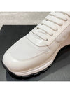 Prax 01 Re-Nylon Brushed Leather Low-Top Sneakers White - PRADA - BALAAN 7