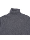 Lens Detail Lambswool Turtleneck Grey - CP COMPANY - BALAAN 4