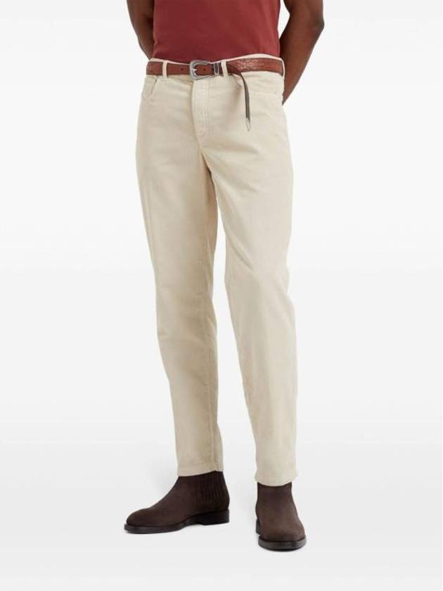 Pants M279DI1780C6233 White - BRUNELLO CUCINELLI - BALAAN 6