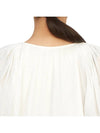 Women's Ramie Cotton Blouse White - VANESSA BRUNO - BALAAN 8