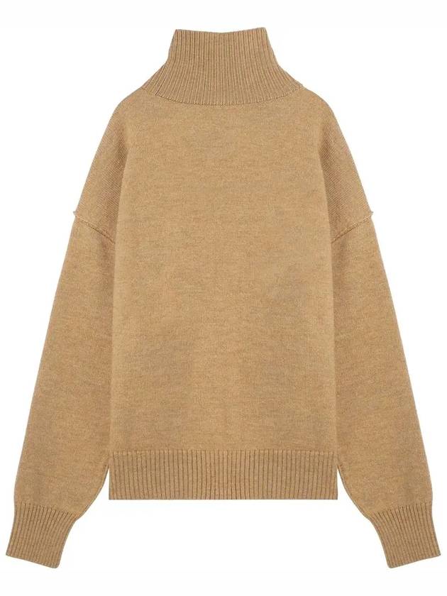 De Coeur Turtleneck Neutrals - AMI - BALAAN 4