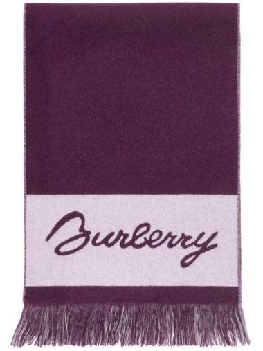 EKD logo wool scarf 8094014 - BURBERRY - BALAAN 1