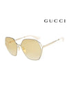 Sunglasses GG0818SA 004 Square Metal Women's - GUCCI - BALAAN.