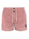 Logo Patch Nylon Metal Swim Shorts Pink - STONE ISLAND - BALAAN 1