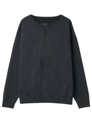 Numeric Logo Sweatshirt Charcoal T Shirt - MAISON MARGIELA - BALAAN 1