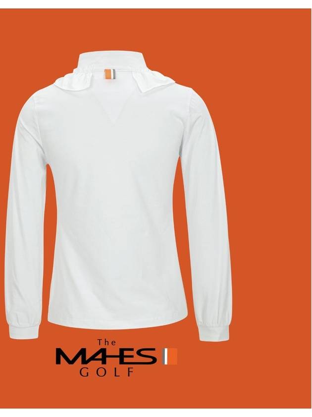 Long Sleeve T-shirt Orange Label Volume Sleeve Ruffle T-shirt GT60574 - MAHES - BALAAN 2