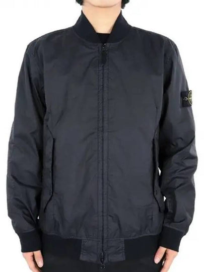 Membrana 3L TC Bomber Jacket Navy - STONE ISLAND - BALAAN 2