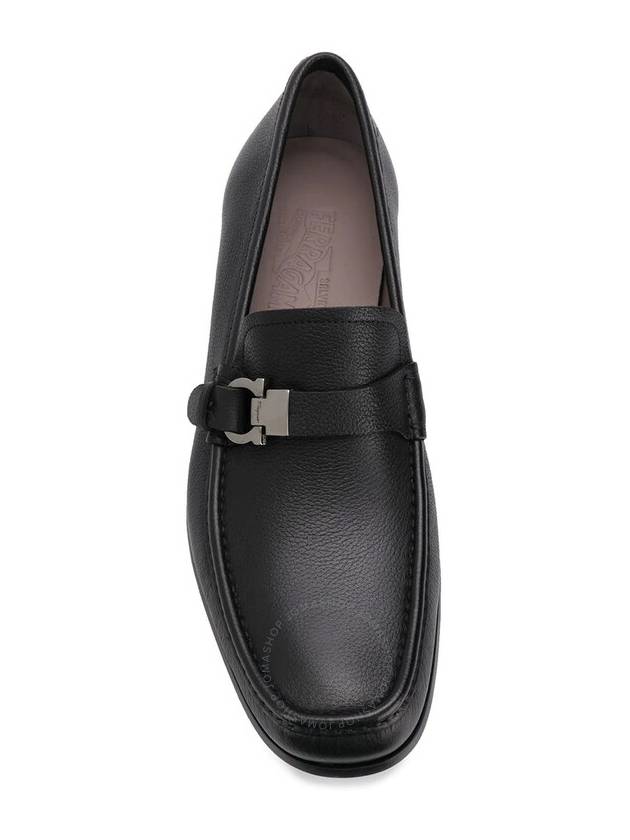 Salvatore Ferragamo Tubolari Men's Black Gancini Moccasin, Brand Size 7.5 EEE - SALVATORE FERRAGAMO - BALAAN 3