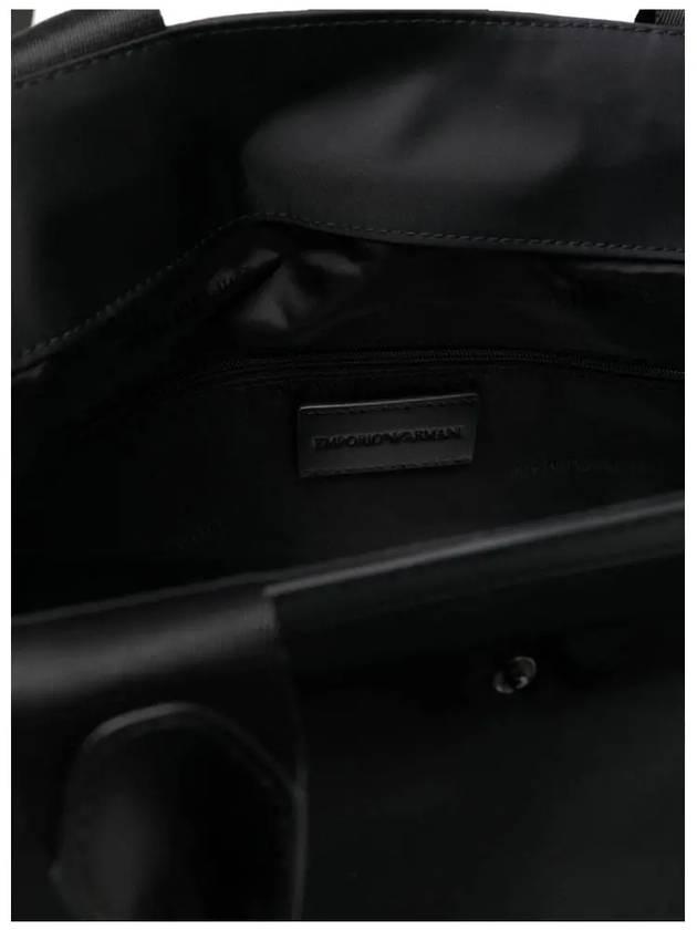 Logo Nylon Tote Bag Black - EMPORIO ARMANI - BALAAN 5