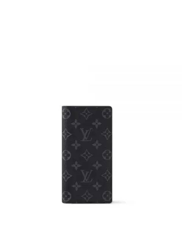 Brazza Monogram Long Wallet Black - LOUIS VUITTON - BALAAN 2