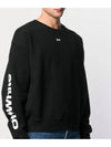 skull print sweatshirt black - OFF WHITE - BALAAN 4