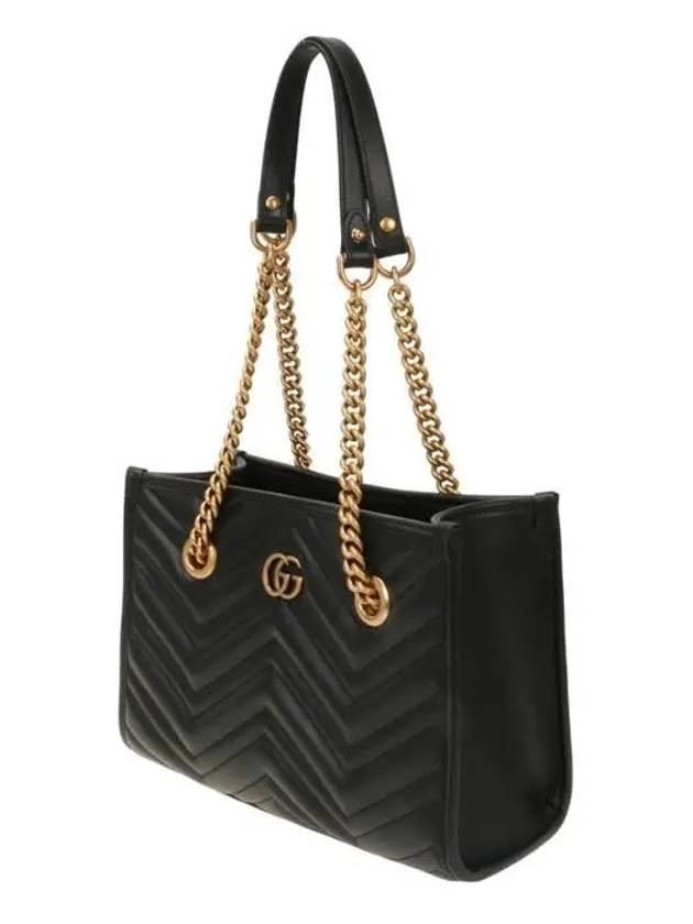 GG Marmont Small Tote Bag Black - GUCCI - BALAAN 3