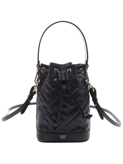 Mon Tresor FF Motif Leather Mini Bag Black - FENDI - BALAAN 2