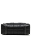 Woody Small Leather Tote Bag Black - CHLOE - BALAAN 5