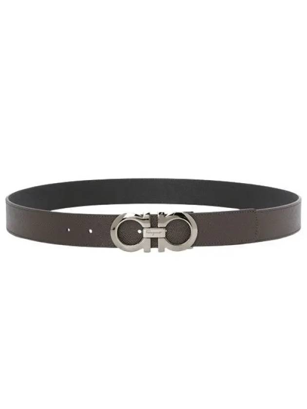 Ferragamo Gancini Men s Double sided Belt Free Cutting 67 5542 085 0689112 - SALVATORE FERRAGAMO - BALAAN 1