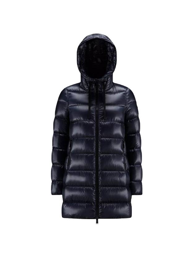 Suyen Down Long Padding Navy - MONCLER - BALAAN 1