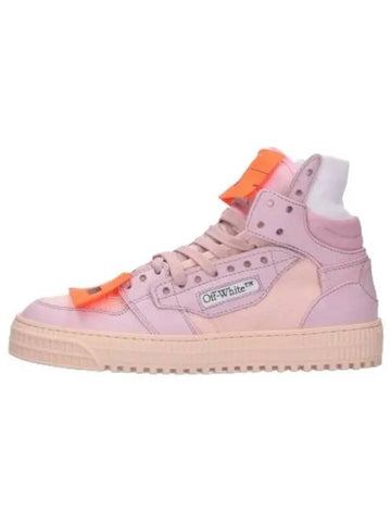 Off Court High Top Sneakers Pink - OFF WHITE - BALAAN 1