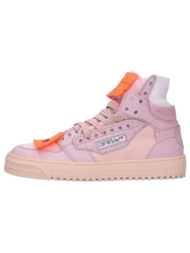 Off Court High Top Sneakers Pink - OFF WHITE - BALAAN 1