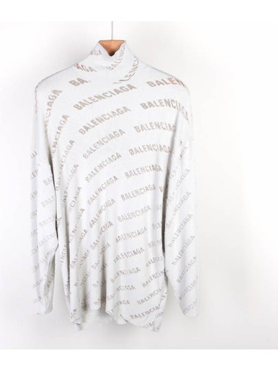 All Overture Logo Turtleneck Light Grey - BALENCIAGA - BALAAN 2