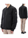 Logo Detailed Zipper Bomber Jacket Black - MOOSE KNUCKLES - BALAAN 2