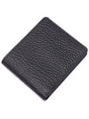 Stitched Leather Bifold Half Wallet Black - MAISON MARGIELA - BALAAN 6